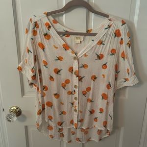 Maeve for Anthropologie Clementine Blouse Size 12